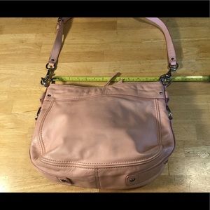Pastel pink newer leather COACH bag
